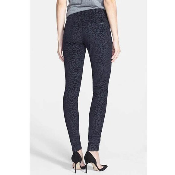 Hudson Jeans Womens 27 Black Barbara High Waist Super Skinny Made USA Boot Tuck - Picture 2 of 14